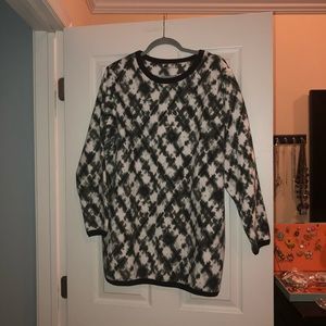 Woman Within Tunic Length Tie Dye Sweatshirt 14/16